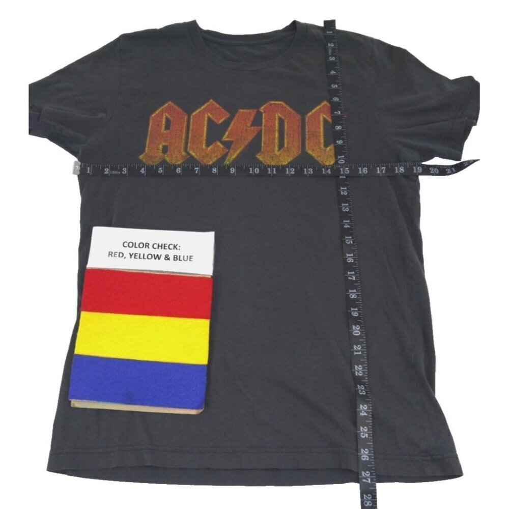 AC/DC dark gray cotton T Shirt men's size M - Picture 2 of 3